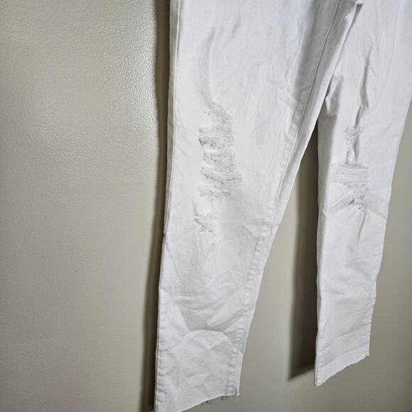 INC White Mom Jeans Sz 8 - Picture 4 of 13
